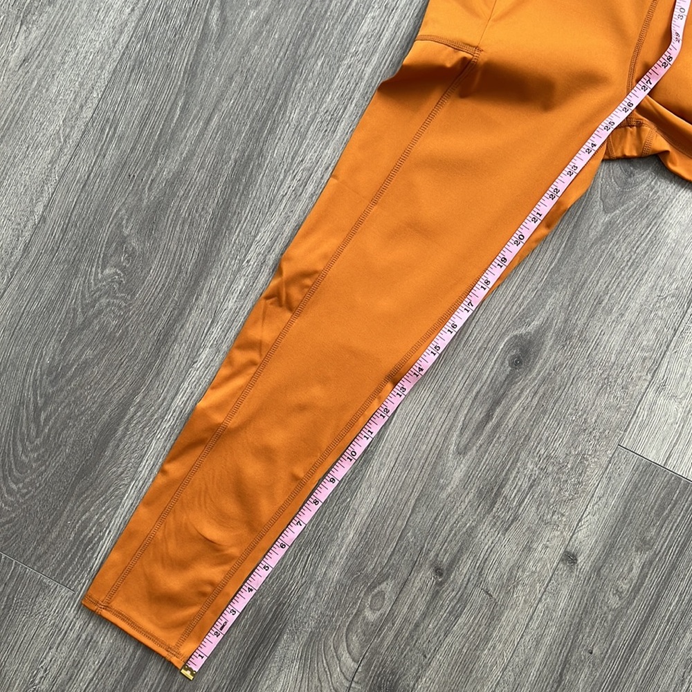 Free People Orange Cropped Jumpsuit with Braided Straps - Picture 10 of 11